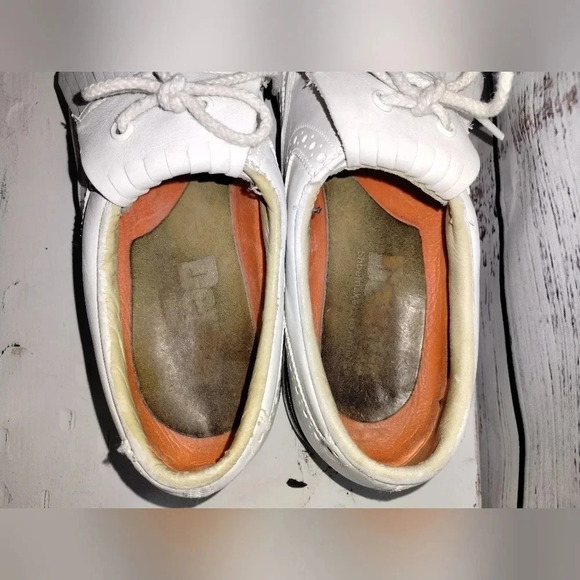 Dexter Golf Shoe in White Men's size 9.5A Vintage Outdoor Spikes Athletic - Picture 2 of 6